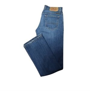 Women's Lucky Brand Easy Rider Dungarees Blue Jeans